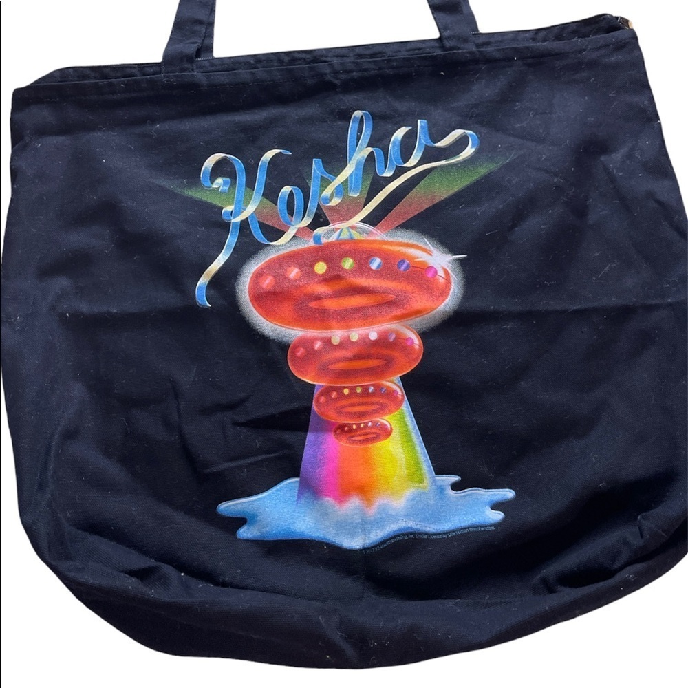 (EUC)Kesha- Rainbow Tour VIP Package Zippered Tote Bag, Tour Logo Design​